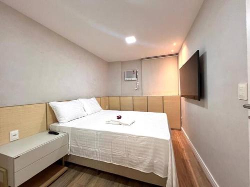 Postel nebo postele na pokoji v ubytování Excelente Apt na Ponta Verde