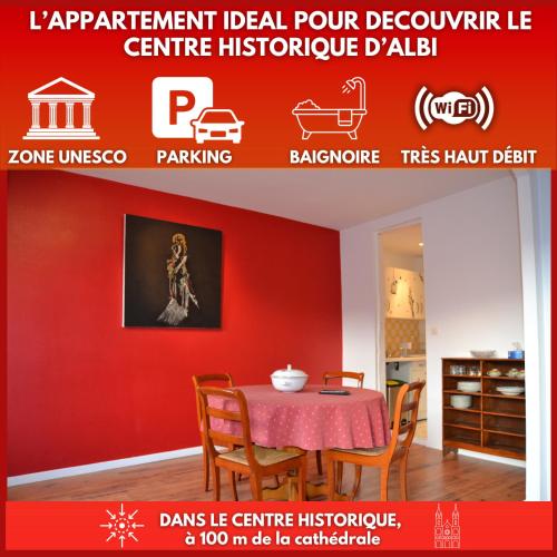 L'enfant de Bohème d'Albi - Centre Unesco - 200m Cathédrale - Parking - Animaux acceptés