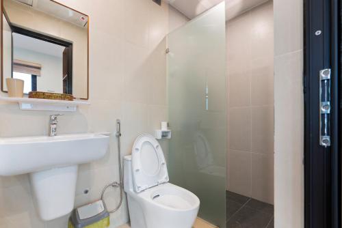 Ένα μπάνιο στο Tam Coc Guest House One & Hotel Ninh Binh