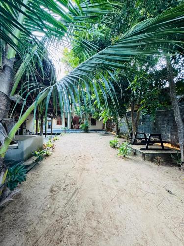 Zahrada ubytování Uluwatu Surf Hostel