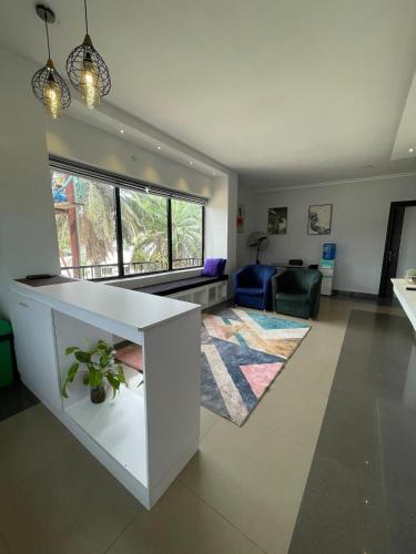 Zona de estar de Apartment 1A