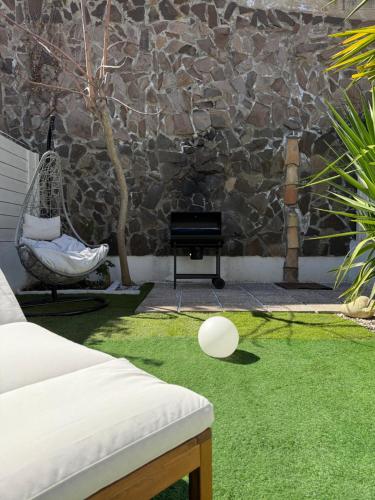 A seating area at Casa vacanza Ferrara IUN P5547
