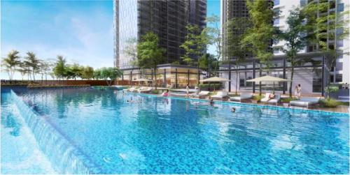 Bazén v ubytování Cozy Shah Alam Sunsuria Forum Staycation Suite 3BR2BA -3 Mins Setia Convention Centre & Setia City Mall, Netflix Free WiFi & 2 Parking 2-6Pax nebo v jeho okolí