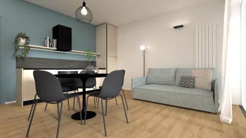 Χώρος καθιστικού στο Jesolo Design Apartments - NEW 2025 - Central near the beach