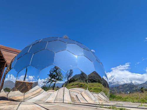 Γενική θέα στο βουνό ή θέα στο βουνό από  οργανωμένο κάμπινγκ