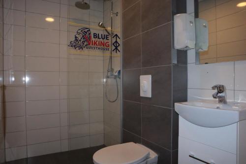 Koupelna v ubytování Blue Viking Guesthouse