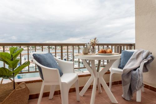 En balkon eller terrasse på Estudio con terraza Lorena