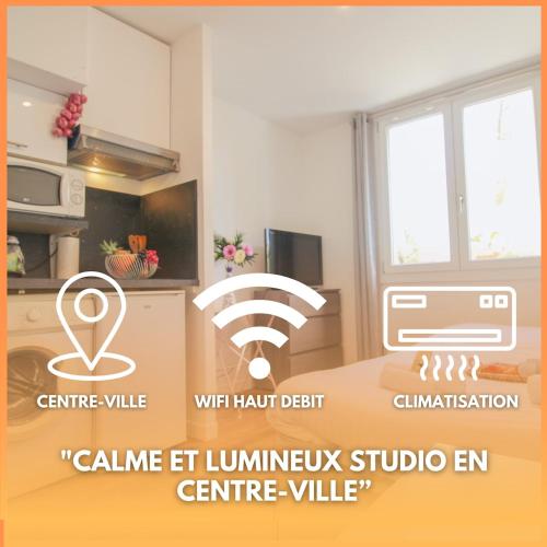 Le Quatre #Air conditioning #Downtown #Cozy