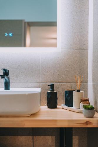 Bilik mandi di Palm & Spa