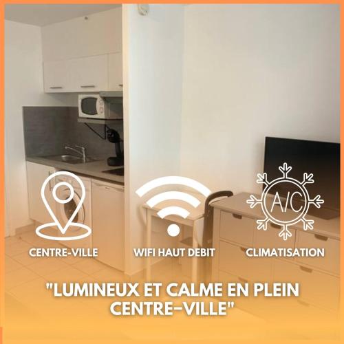 Le Jean #Central #Air conditioning #Cosy