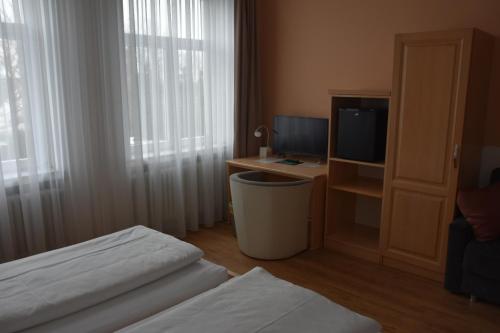 Μια τηλεόραση ή/και κέντρο ψυχαγωγίας στο Hotel Europa