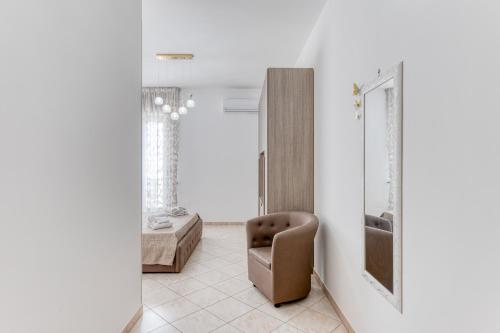 Ruang duduk di Casa Mirea in Salento