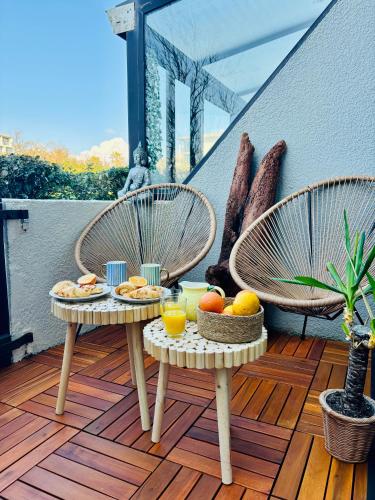 Ποτά στο DUNE Océan Luxe Appartement, Accès Plage privé, Parking & Wifi 50m Océan Surf