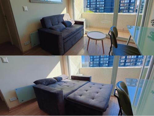 Posezení v ubytování Departamento Chillan céntrico