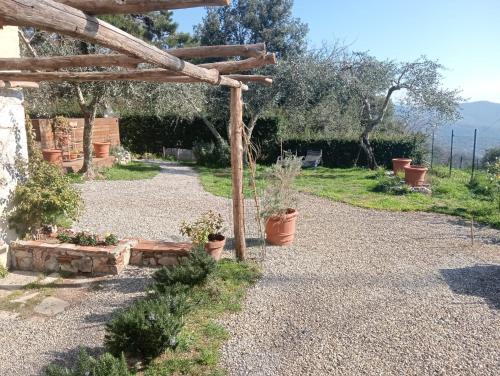 Un jardín fuera de Casa Collicello relax
