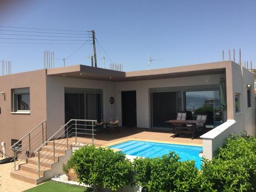 La alberca dentro o cerca de Aegean Mini Villa with Private Pool and Sea View