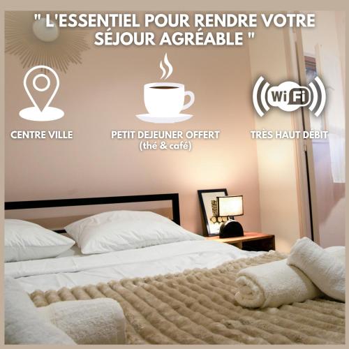 Le Jaude, T2 rénové Centre ville I WIFI Confort et cosy