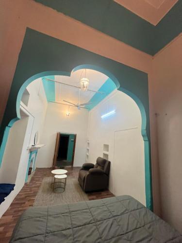 Cama o camas de una habitación en Shafar Manzil