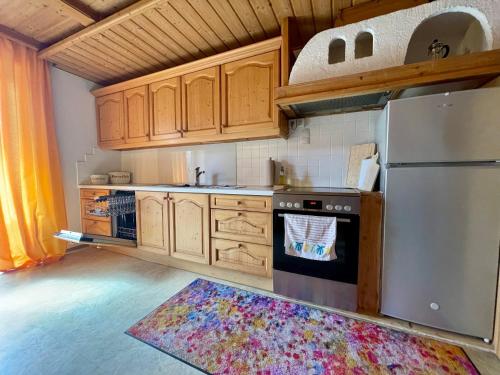 Una cocina o cocineta en Haus am Bach