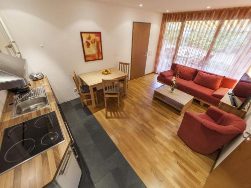 Posezení v ubytování Ferienwohnung Kobl