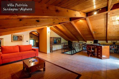 Posezení v ubytování Villa Patrizia