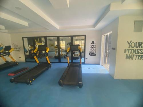 Fitness centrum a/nebo fitness zařízení v ubytování Victoria Crest IV