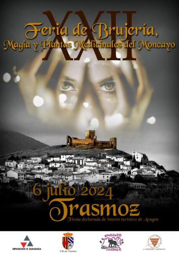 a poster for a movie with a picture of a city at La casa del Amo , Trasmoz Y Moncayo in Trasmoz