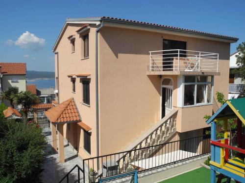 Balkón alebo terasa v ubytovaní Apartments in Crikvenica 41042