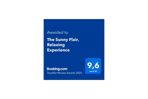 Sijil, anugerah, tanda atau dokumen lain yang dipamerkan di The Sunny Flair, Relaxing Experience