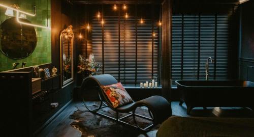Posezení v ubytování Concept Room l'Aparté