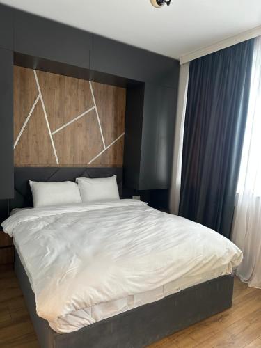 Postel nebo postele na pokoji v ubytování aqua relax studio