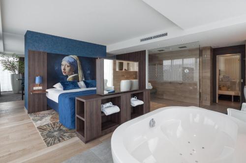 Koupelna v ubytování Van der Valk Hotel Haarlem