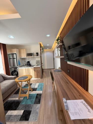 Nhà bếp/bếp nhỏ tại Modern, central and welcoming