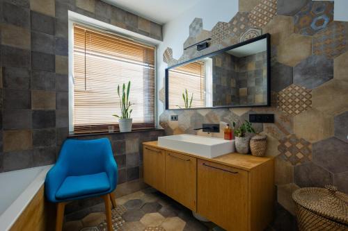 Ένα μπάνιο στο 2 poziomowy apartament -146 m2