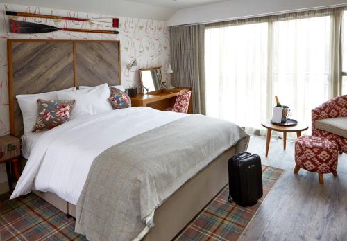Katil atau katil-katil dalam bilik di The Boathouse Inn & Riverside Rooms