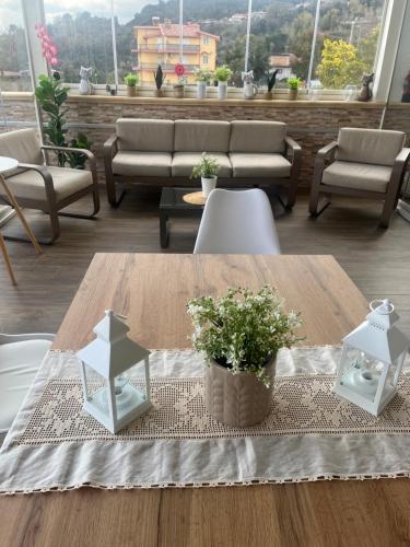 Posezení v ubytování B&B La Terrazza Polifrone