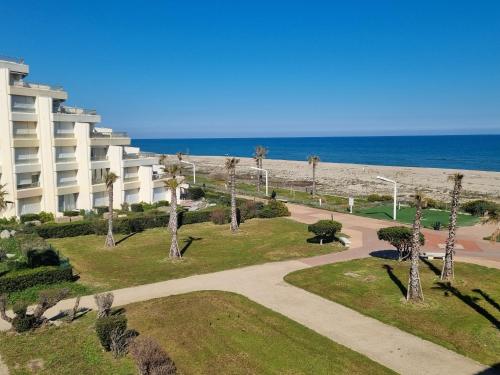 FRONT DE MER, CLIM, Vue magnifique, Appt 5 couchages, Secteur Lydia Grande Plage