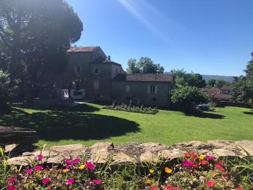 Zahrada ubytování Domaine Saint-Laurent