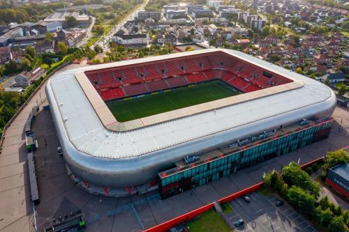 Pemandangan dari udara bagi ValenStay - Logement Stade du Hainaut avec jardin