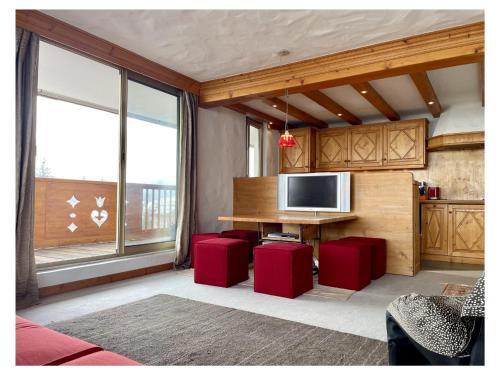 Appartement lumineux Courchevel - 6 pers, 3 ch, parking, près des pistes - FR-1-514-88
