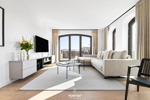 TV a/nebo společenská místnost v ubytování Soho Suite List auf Sylt