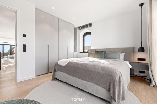 Postel nebo postele na pokoji v ubytování Soho Suite List auf Sylt