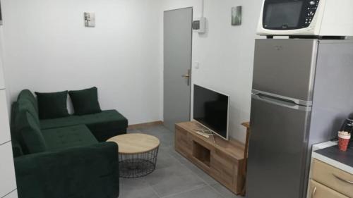 TV a/nebo společenská místnost v ubytování Studio Chkopy