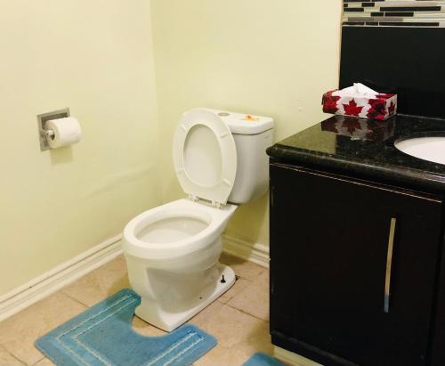 Un baño de Earth Tone Suites