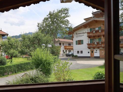 a view from the window of a hotel at Müller Nr 1 in Kirchberg in Tirol