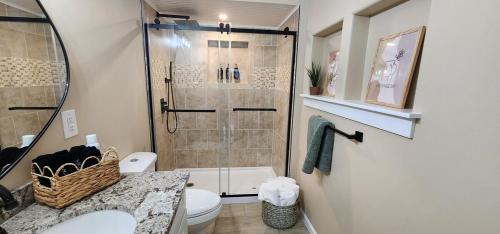 Koupelna v ubytování Paiges Peaceful Place