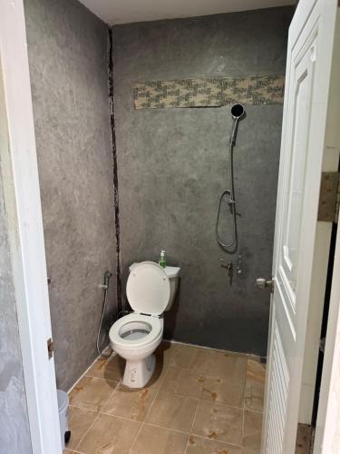 Koupelna v ubytování Lanta natural hut garden