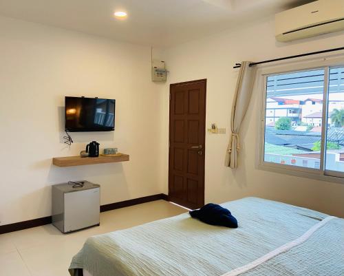 TV a/nebo společenská místnost v ubytování The Tide House -Self Check-In