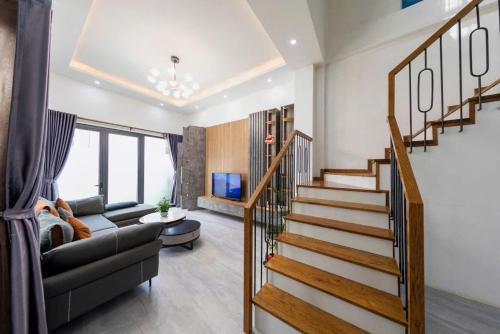 Χώρος καθιστικού στο Lala House Dalat