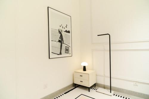 Koupelna v ubytování Georgetown Chanel-Style Jacuzzi & KTV 5BR 18pax F
